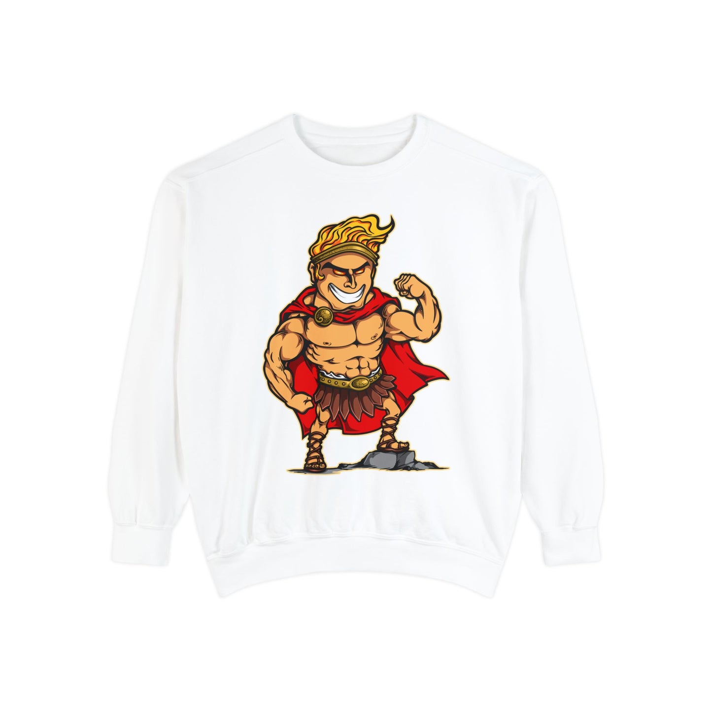 Hercules Unisex Garment-Dyed Sweatshirt