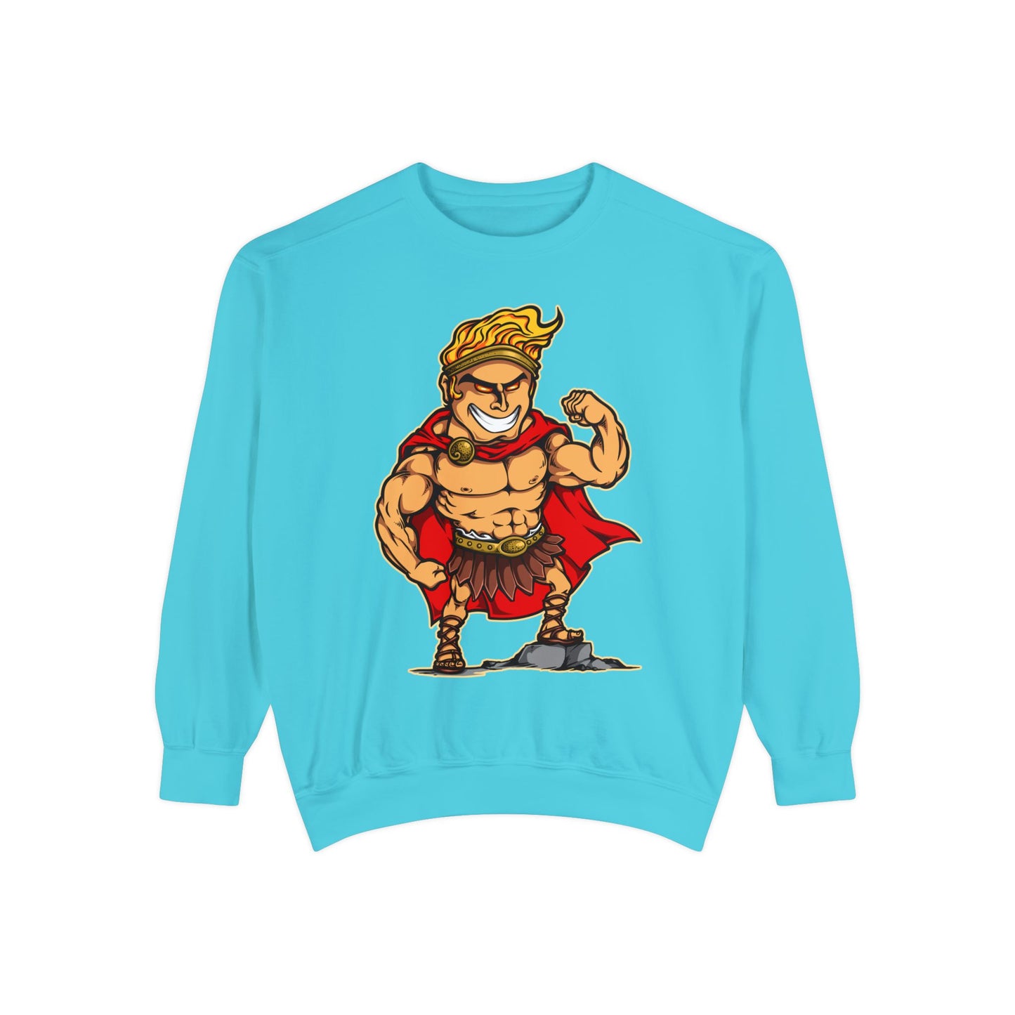 Hercules Unisex Garment-Dyed Sweatshirt