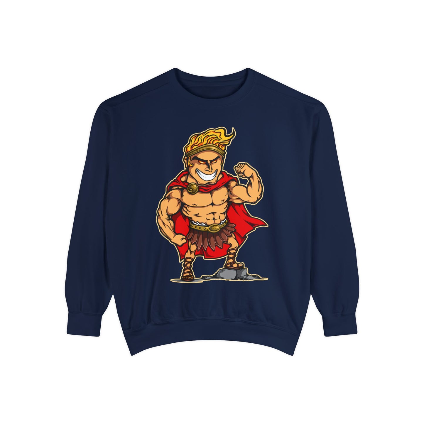 Hercules Unisex Garment-Dyed Sweatshirt