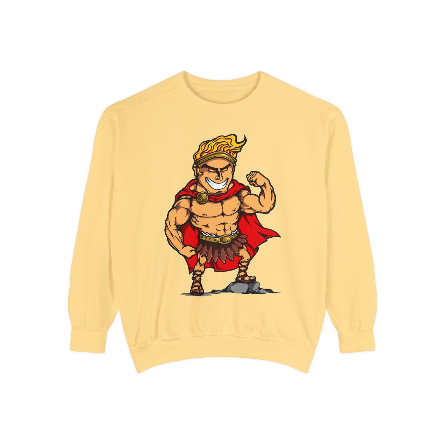 Hercules Unisex Garment-Dyed Sweatshirt