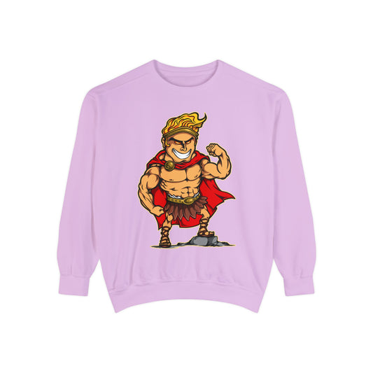 Hercules Unisex Garment-Dyed Sweatshirt