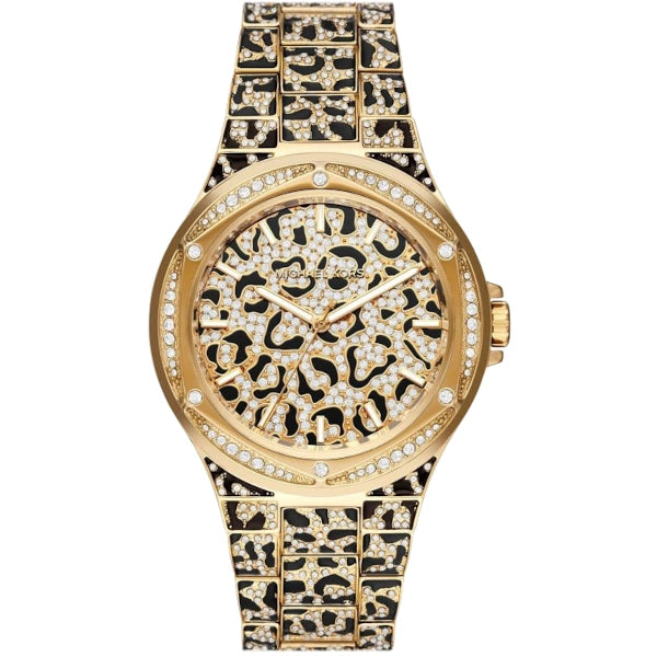 Michael Kors Animal Pave Two-Tone Ladies Watch (MK7284)