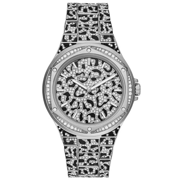 Michael Kors Animal Pave Two-Tone Ladies Watch (MK7408)