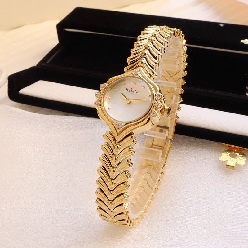 Bamboo Chain Gift Quartz Women's Watch - Reem Style